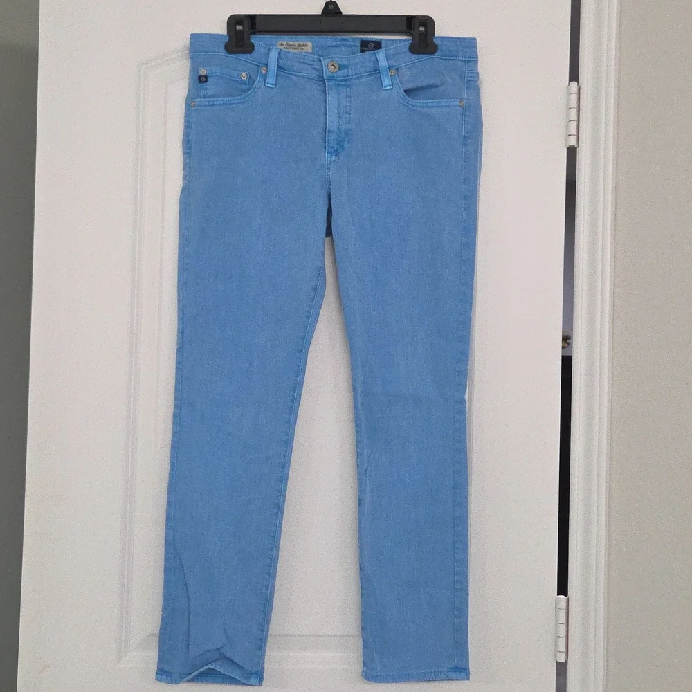 Adriano Goldschmied Jeans In A Pretty Bright Blue. The Stevie Ankle. - Picture 2 of 12